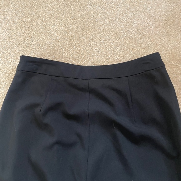 Lulus Polyester Pleated Trousers - Business Professional Pockets Side Zipper - Picture 4 of 11